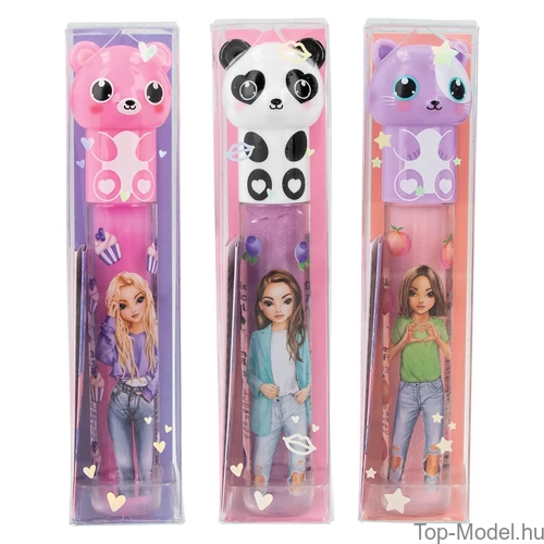 Kép 2/6 - TOPModel Szájfény Figurás, fehér-panda