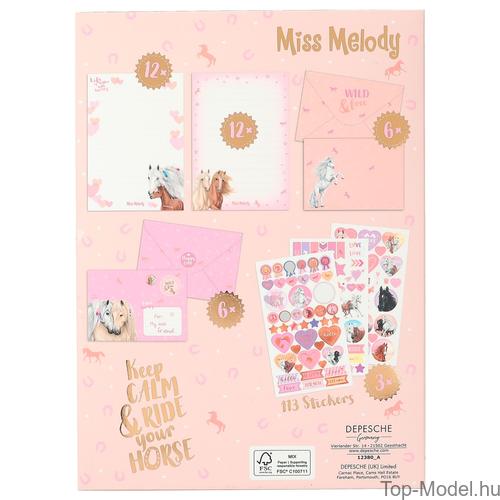 Kép 4/4 - Miss Melody Levélpapír szett SUNDOWN