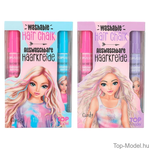 Kép 2/5 - TOPModel Hajkréta szett, kék - pink