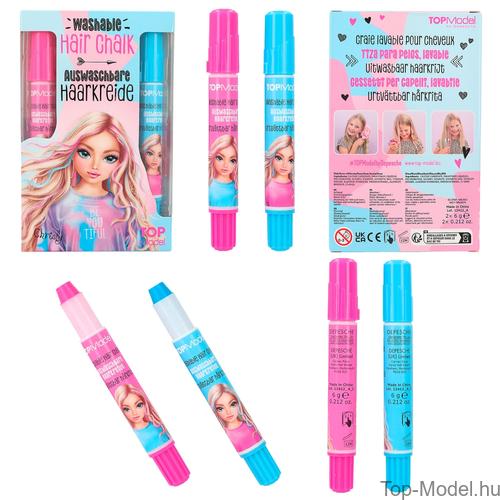 Kép 3/5 - TOPModel Hajkréta szett, kék - pink