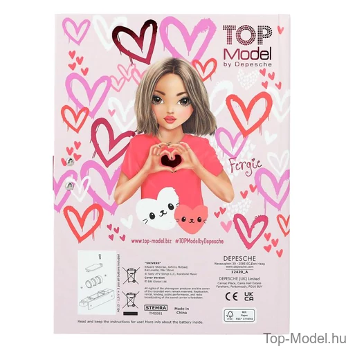 Kép 6/6 - TOPModel Titkos Napló Zenével ONE LOVE