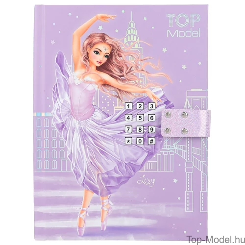 Kép 2/7 - TOPModel Számkódos Titkos Napló Zenével BALLET 