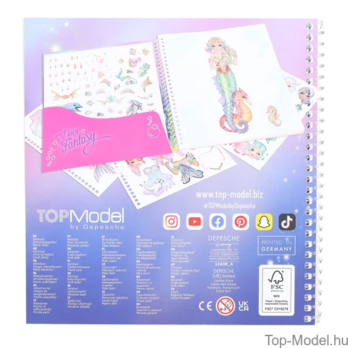 Kép 4/4 - TOPModel Dress Me Up Matricás Ruhatervező MERMAID