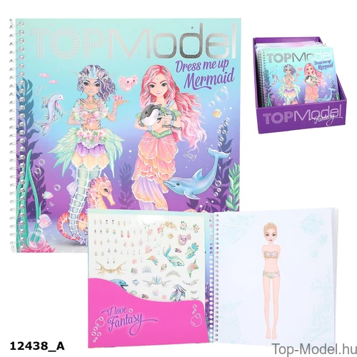 Kép 1/4 - TOPModel Dress Me Up Matricás Ruhatervező MERMAID