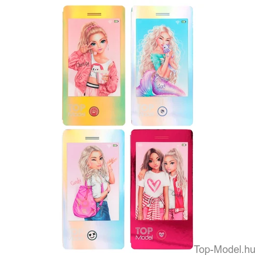 Kép 2/6 - TOPModel Mobiltelefon Alakú Notesz, arany