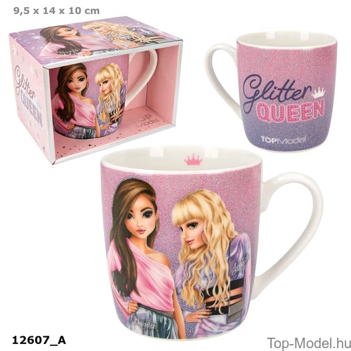Kép 1/5 - TOPModel Bögre GLITTER QUEEN