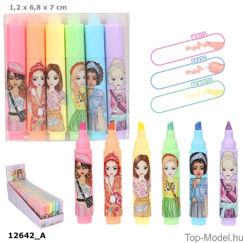 Kép 1/6 - TOPModel Radírozható Mini Sorkiemelő