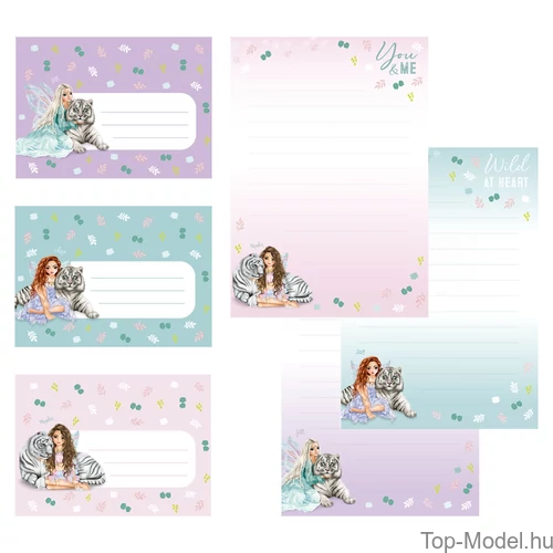 Kép 5/6 - TOPModel Levélpapírszett, Fantasy Tiger