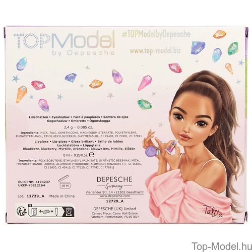 Kép 4/4 - TOPModel Szájfény és Szemhéjpúder szett