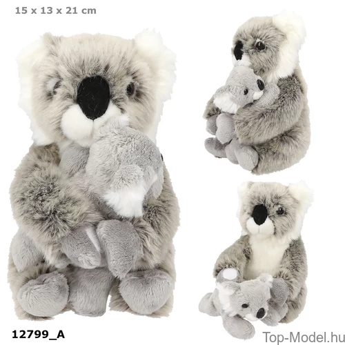 Kép 1/3 - TOPModel Plüss Koala Anyuka Babával, WILD