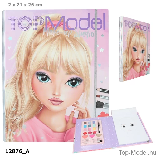 Kép 1/6 - TOPModel Make-Up Kreatív Sminktervző, Sminkkészlettel