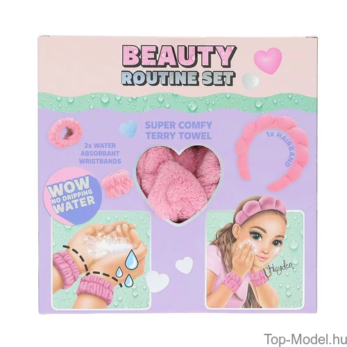 Kép 3/4 - TOPModel Hajpánt, és Csuklómosó Szett BEAUTY and ME