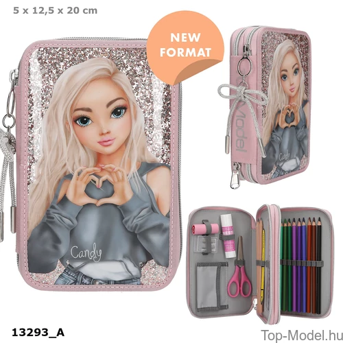 Kép 1/6 - TOPModel 2 Emeletes Töltött Tolltartó, MY BFF