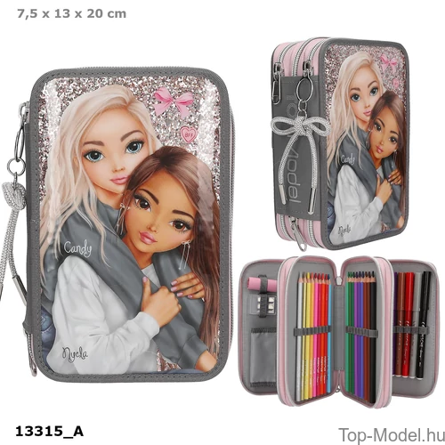 Kép 1/6 - TOPModel 3 Emeletes Töltött Tolltartó MY BFF