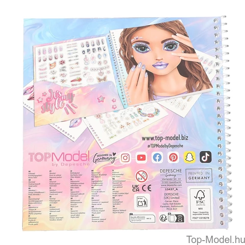 Kép 7/7 - TOPModel Dress Me Up Face Matricás Tervező