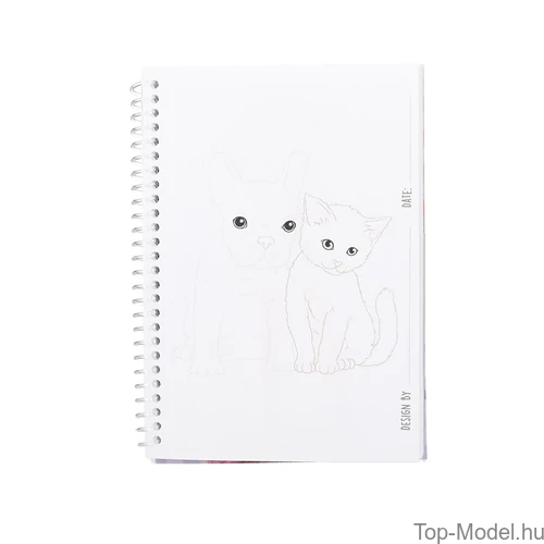 Kép 3/5 - TOPModel Zsebkifestő Könyv Lila