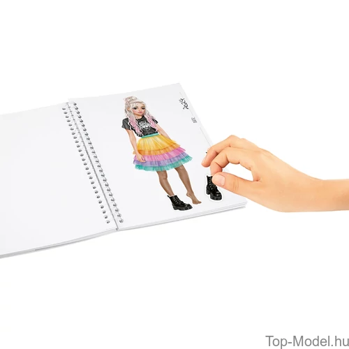 Kép 5/5 - TOPModel Zsebkifestő Könyv Lila