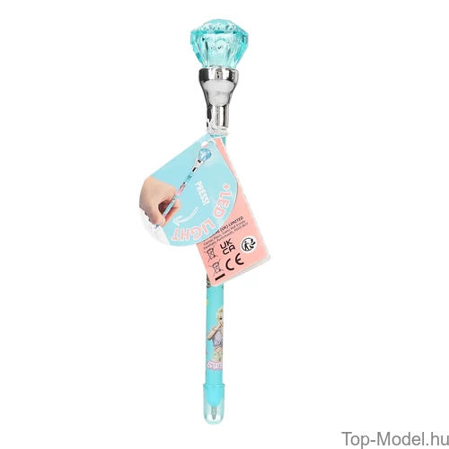 Kép 3/3 - TOPModel Golyóstoll Leddel, Kék JUICY