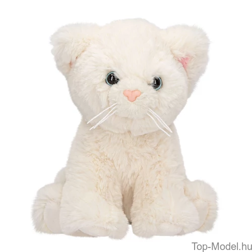 Kép 2/4 - TOPModel Plüss Macska Fehér 16 cm