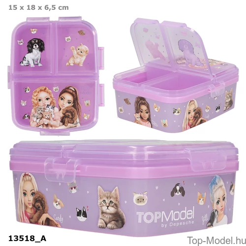 Kép 1/6 - TOPModel Uzsonnásdoboz KITTY and DOGGY