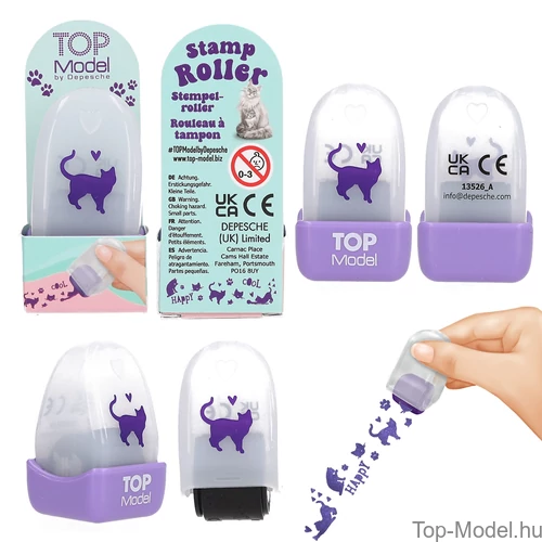 Kép 3/5 - TOPModel Bélyegzőhenger, Kék Pohár