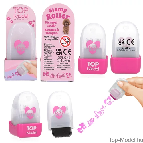 Kép 4/5 - TOPModel Bélyegzőhenger, Kék Pohár