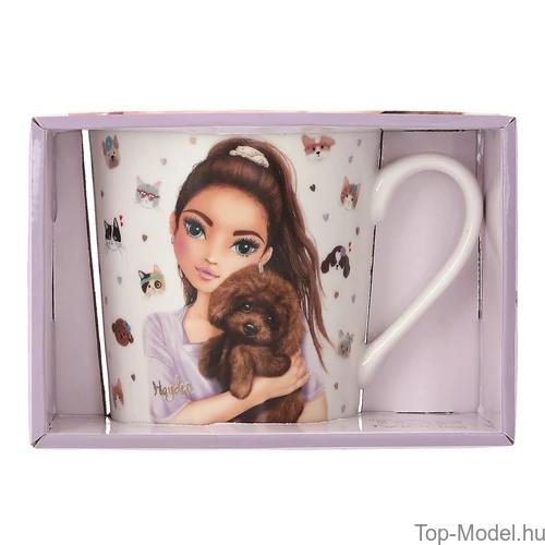 Kép 4/7 - TOPModel Bögre, Lila KITTY and DOGGY