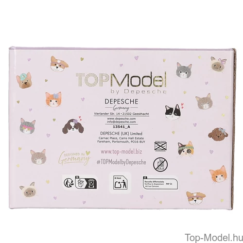 Kép 7/7 - TOPModel Bögre, Lila KITTY and DOGGY