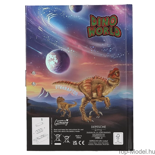 Kép 6/6 - Dino World Titkos Napló Kóddal és Hanggal, GALAXY