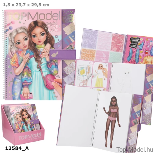 Kép 1/5 - TOPModel Special Design Ruhatervező Könyv