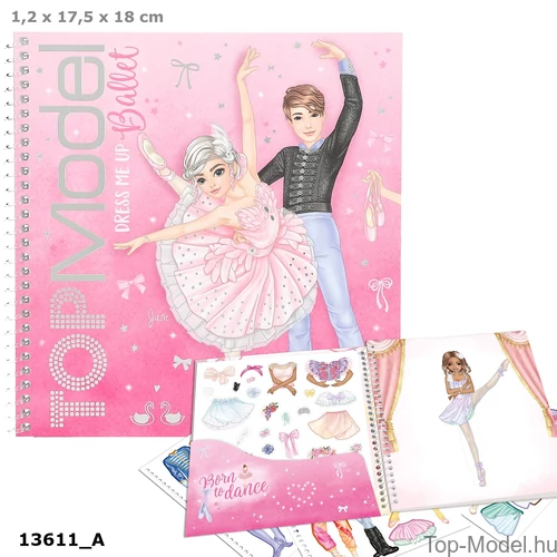 Kép 1/4 - TOPModel Dress Me Up Matricás Tervező, BALETT