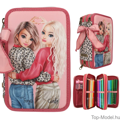 Kép 1/7 - TOPModel 3 Emeletes Töltött Tolltartó  LEOHEART