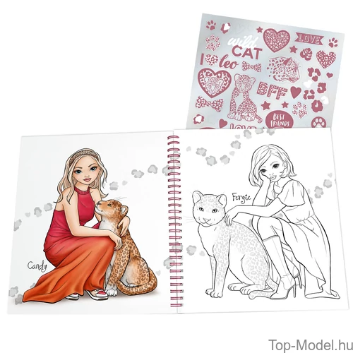 Kép 4/4 - TOPModel Színezőkönyv LEOHEART