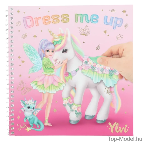 Kép 2/4 - Ylvi Dress Me Up Matricás Ruhatervező Rózsaszín