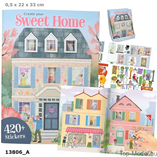 Kép 1/4 - Sweet Home Kreatív Matricás Tervező