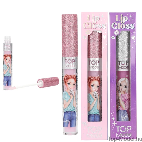Kép 2/6 - TOPModel Szájfény Csillámos Kupakkal, Lila Dobozos BEAUTY and ME