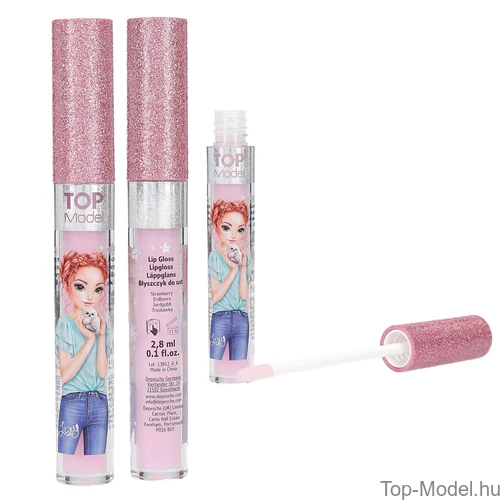 Kép 4/6 - TOPModel Szájfény Csillámos Kupakkal, Lila Dobozos BEAUTY and ME