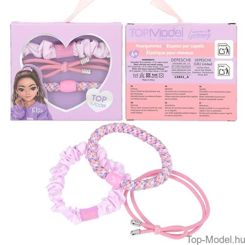 Kép 3/3 - TOPModel Hajgumi Szett, Lila