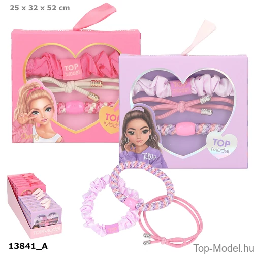 Kép 1/3 - TOPModel Hajgumi Szett, Lila