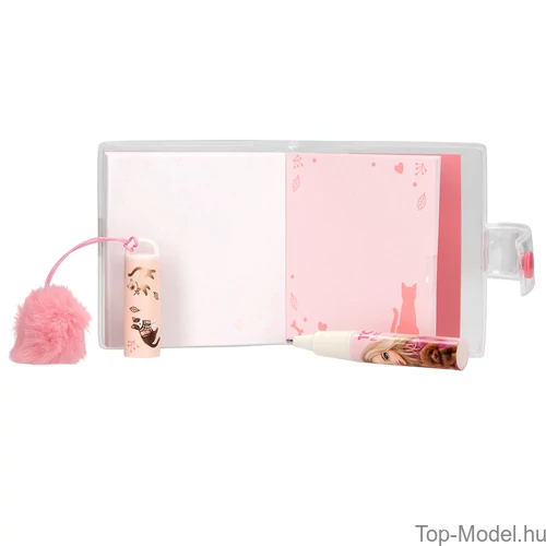 Kép 4/10 - TOPModel Mini Notesz Golyóstollal, Barnahajú lány FUR EVER FRIENDS
