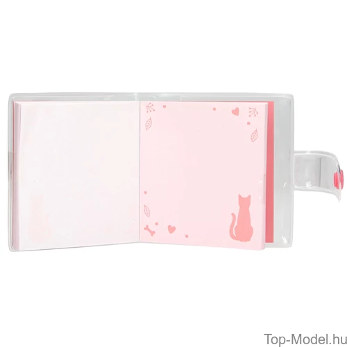 Kép 5/10 - TOPModel Mini Notesz Golyóstollal, Barnahajú lány FUR EVER FRIENDS