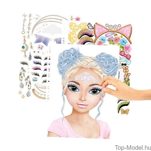 Kép 4/4 - TOPModel Sminktervező Könyv, Lila