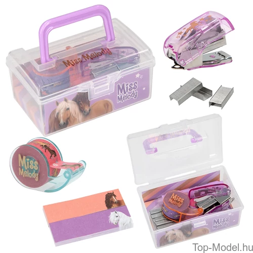 Kép 1/3 - Miss Melody Mini Írószerdoboz, Lila