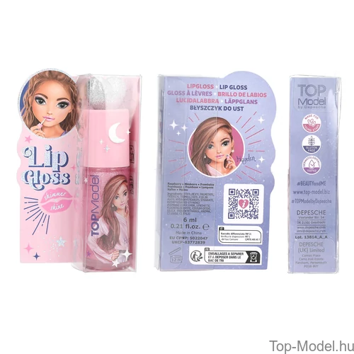 Kép 2/5 - TOPModel Csillámos Szájfény, Sötét rózsaszín kupakkal BEAUTY and ME 