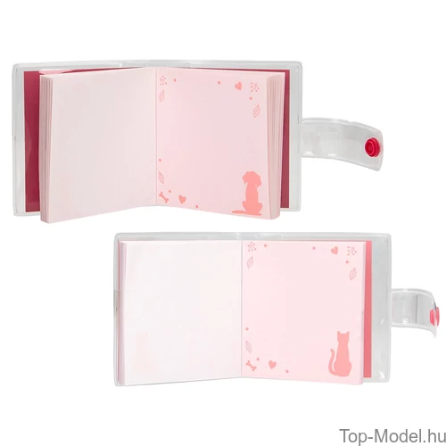 Kép 10/10 - TOPModel Mini Notesz Golyóstollal, Barnahajú lány FUR EVER FRIENDS