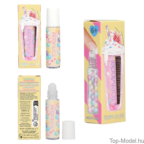 Kép 3/3 - TOPModel Körömápoló Olaj, Citromsárga doboz CANDY GLAM