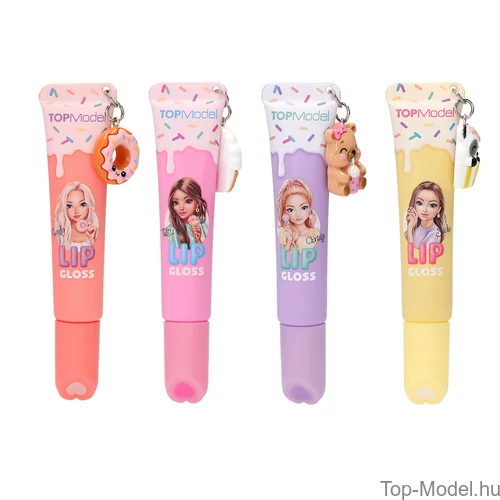 Kép 2/4 - TOPModel Szájfény Medállal, Sárga CANDY GLAM