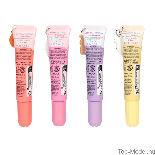 Kép 3/4 - TOPModel Szájfény Medállal, Sárga CANDY GLAM