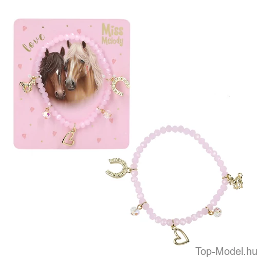 Kép 2/5 - Miss Melody Gyöngyös Karkötő, Zöld