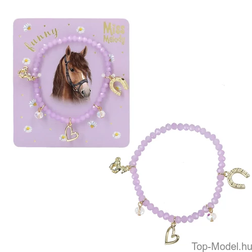 Kép 4/5 - Miss Melody Gyöngyös Karkötő, Zöld